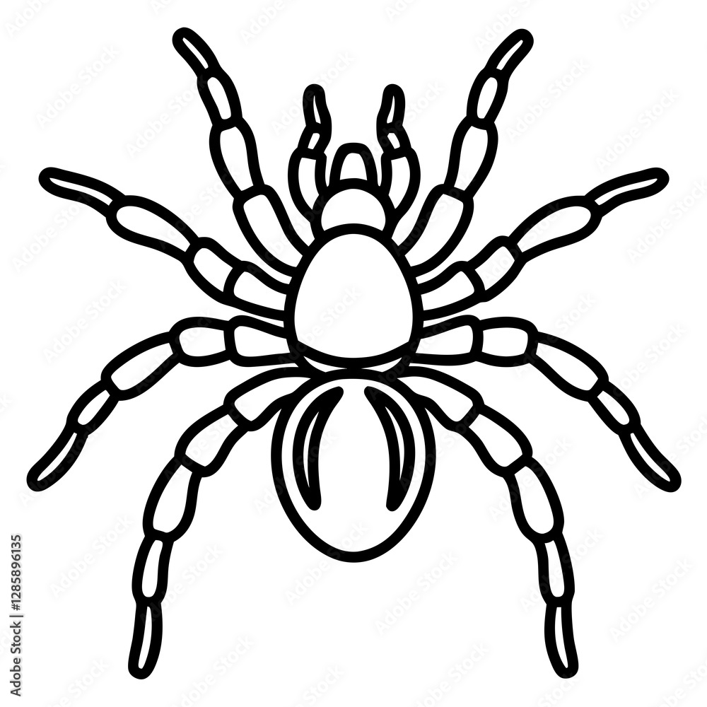 Obraz premium Tarantula Ink Lines