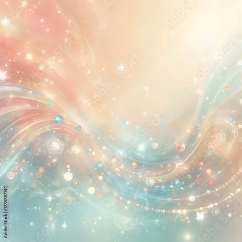 An abstract pastel colored background suitable for birthday congratulation