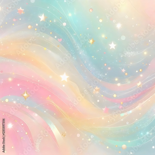 An abstract pastel colored background suitable for birthday congratulation
