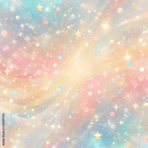 An abstract pastel colored background suitable for birthday congratulation