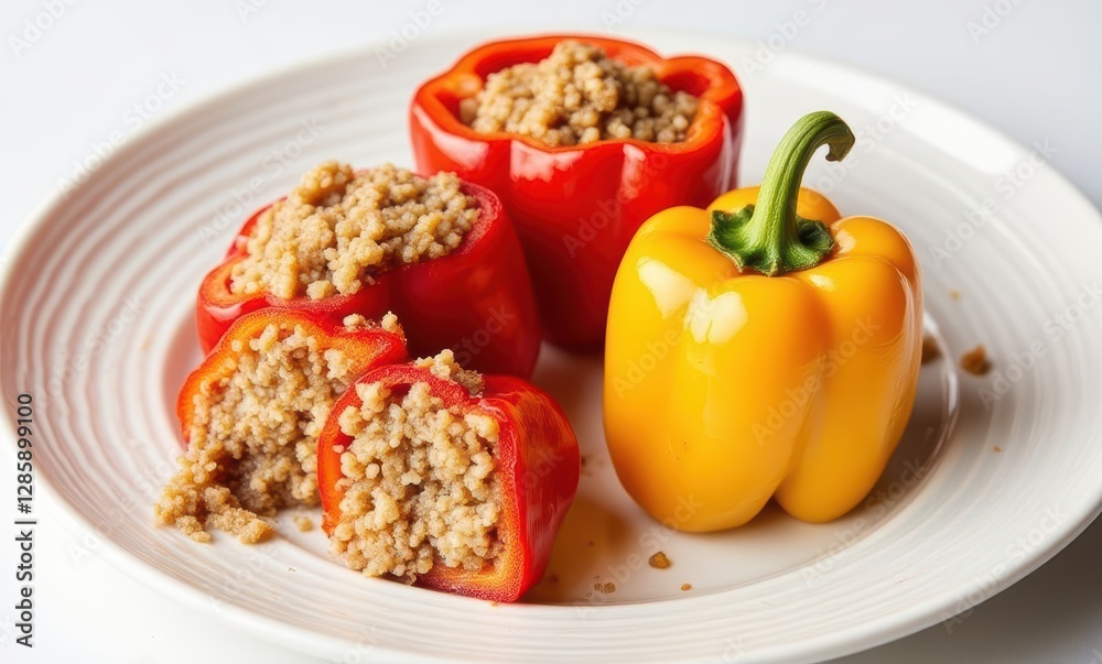 Stuffed bell peppers meal preparation Stuffed bell peppers meal preparation