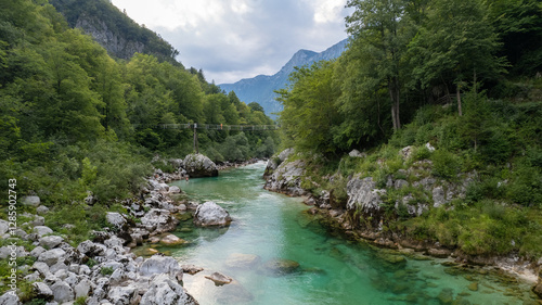 Fotografie Soca river in Slovenia