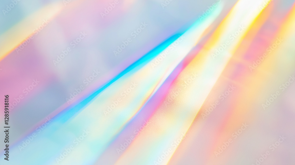 Soft pastel iridescent light reflections creating a dreamy abstract background, perfect for branding, web design, and creative visuals Soft pastel iridescent light reflections creating a dreamy abstract background, perfect for branding, web design, and creative visuals