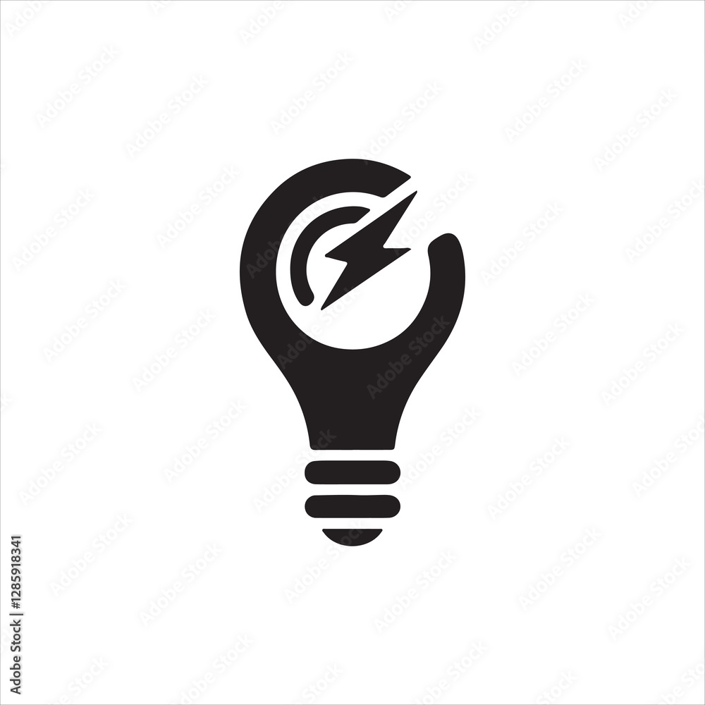 light bulb icon vector light bulb icon vector