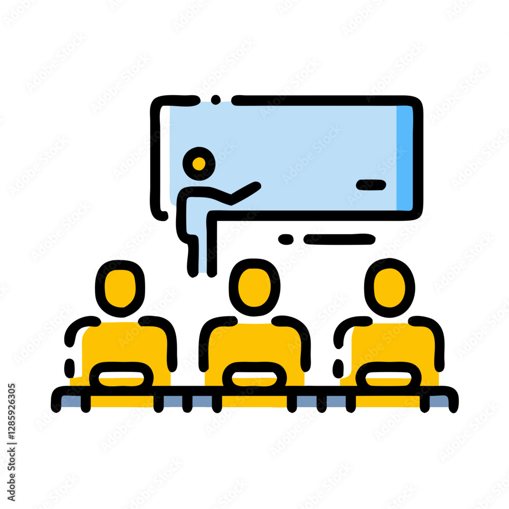 Person presenting in front of an audience in a meeting room, collaboration Person presenting in front of an audience in a meeting room, collaboration
