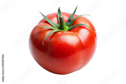 Organic Red Tomato PNG Clipart with Transparent Background