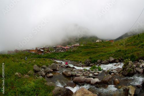 Elevit Plateau - Rize. It is located in Çamlıhemşin District at an altitude of 1884 meters. photo