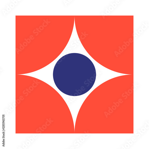 Abstract Bauhaus Geometric Decorative