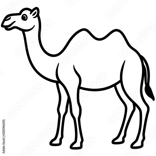 Elegant Camel Sketch
