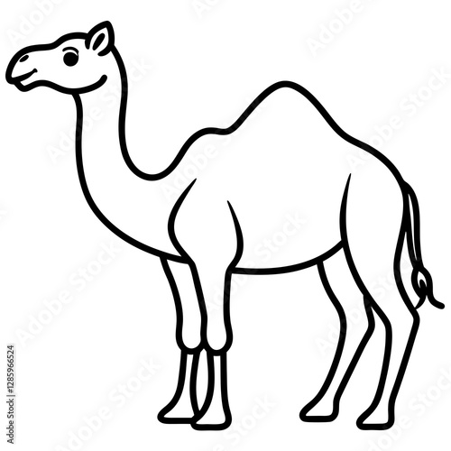 Elegant Camel Sketch