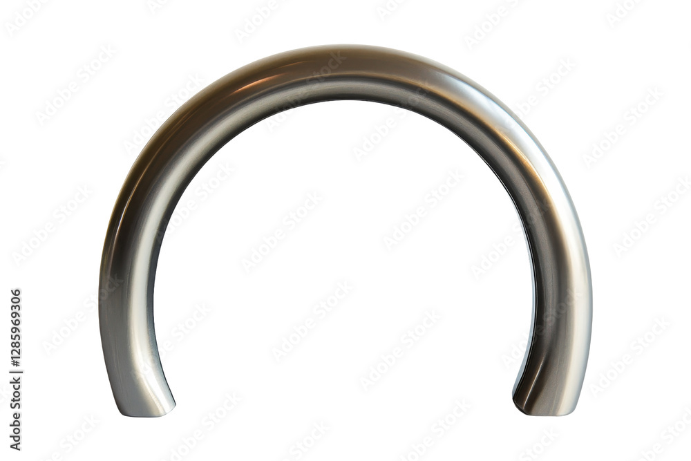 Metal arch structure studio photography minimalist close-up Metal arch structure studio photography minimalist close-up