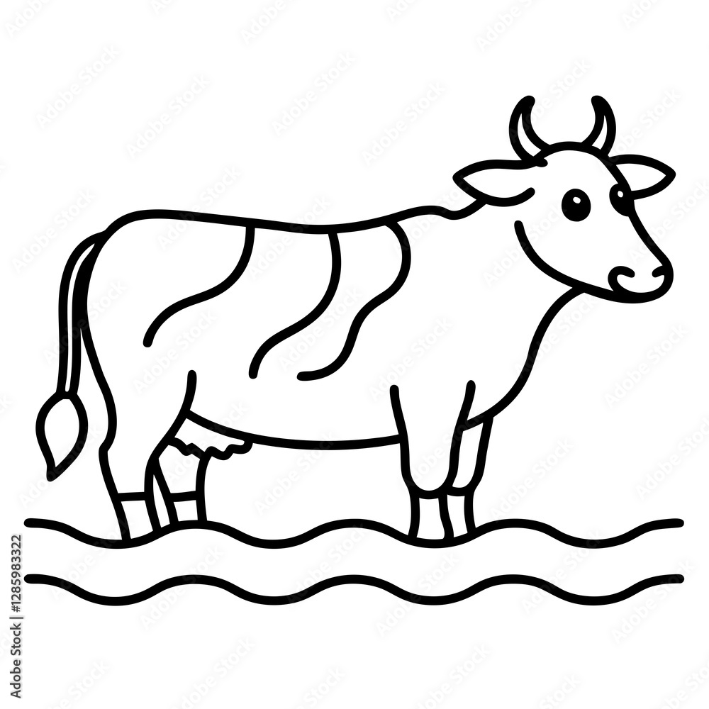 Floating Cow Serenity Floating Cow Serenity