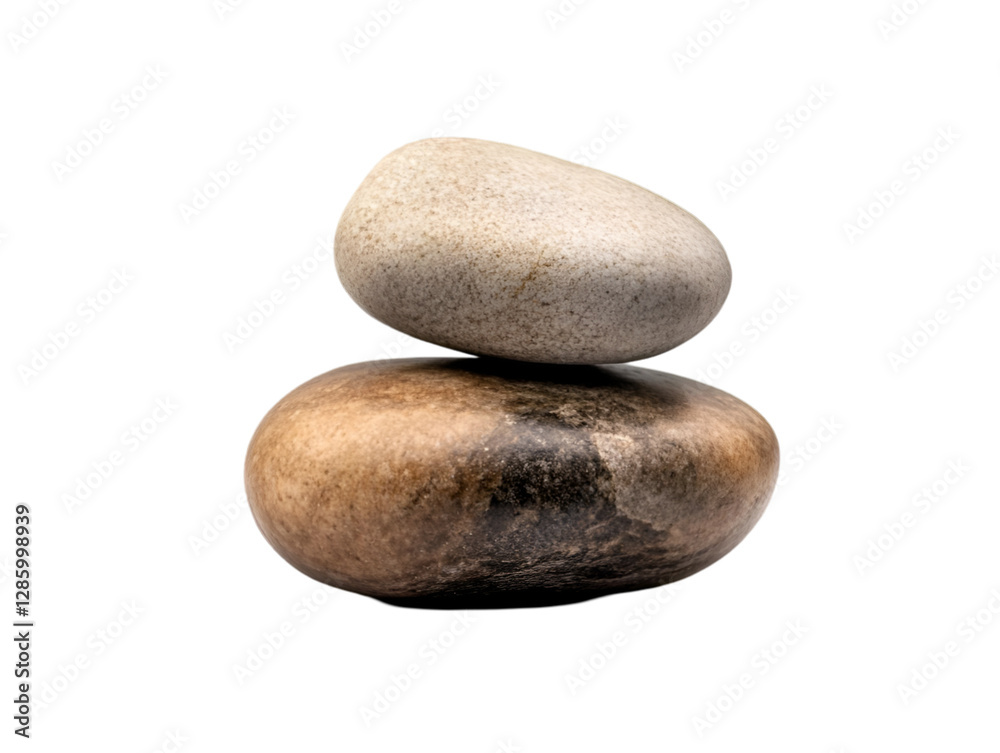 A peaceful arrangement of two smooth stones, symbolizing harmony and tranquility in a minimalist setting. A peaceful arrangement of two smooth stones, symbolizing harmony and tranquility in a minimalist setting.