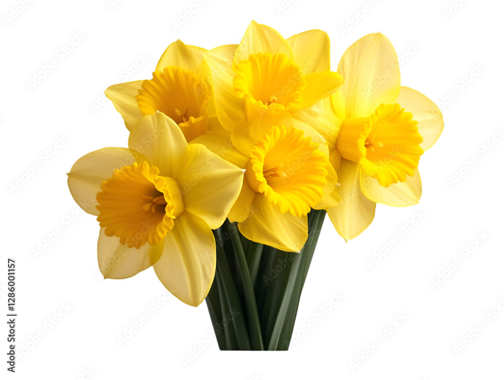A vibrant bouquet of yellow daffodils, symbolizing spring and renewal, perfect for brightening any space or occasion. A vibrant bouquet of yellow daffodils, symbolizing spring and renewal, perfect for brightening any space or occasion.