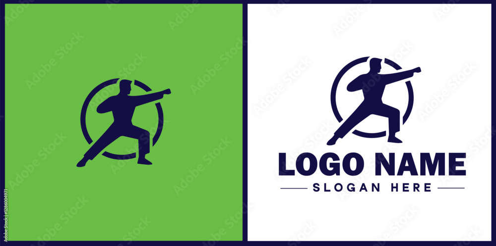 Self-Defense Class icon Martial arts training Personal protection course Combat skills workshop flat logo sign symbol editable vector Self-Defense Class icon Martial arts training Personal protection course Combat skills workshop flat logo sign symbol editable vector
