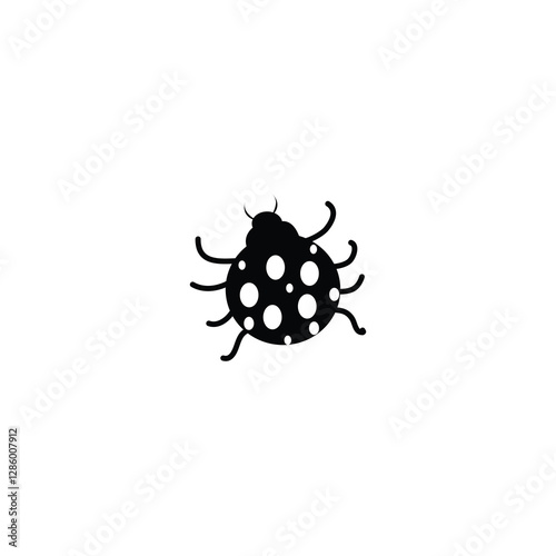 Vector illustration cockroach logo design simple modern