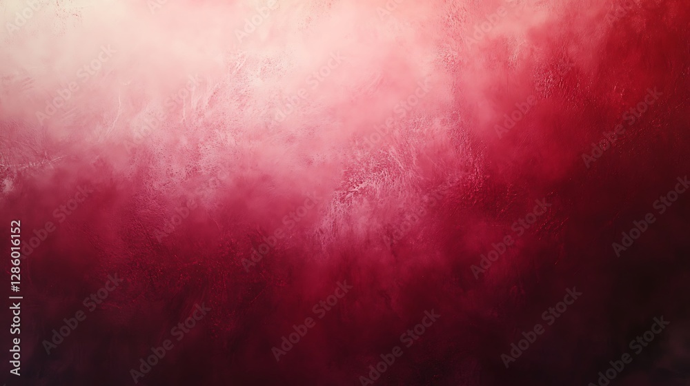 Fototapeta premium Elegant gradient backdrop blending blush pink and rich rose red with a soft, velvety feel for a cozy vibe.