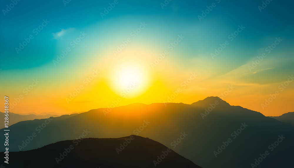 Stunning Golden Hour Sunset Over Majestic Mountains Scenic Landscape Photography Stunning Golden Hour Sunset Over Majestic Mountains Scenic Landscape Photography