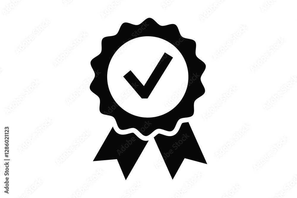 Verified Product Quality Stamp Design, quality check ribbon icon, approved checkmark badge, verified ribbon icon, verified product stamp Verified Product Quality Stamp Design, quality check ribbon icon, approved checkmark badge, verified ribbon icon, verified product stamp