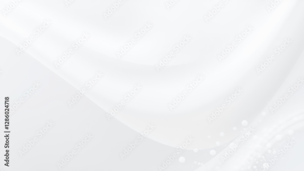 Fototapeta premium Abstract silver background, white particles background, white glitter and blurred particles