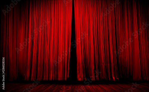 the lights come on the curtain is about to open the show is about to begin
