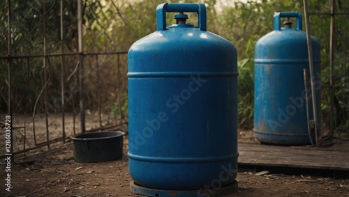 Wallpaper Mural Navy blue bottle, gas bottle, water bottle Torontodigital.ca