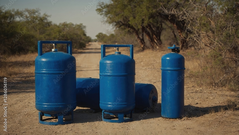 Navy blue bottle, gas bottle, water bottle Navy blue bottle, gas bottle, water bottle