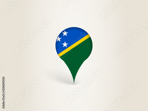 Pin Icon with Solomon Islands National Flag. Free Download Pin Icon with Solomon Islands National Flag. - GFXLoad