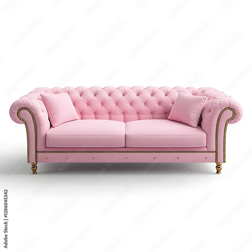 Fototapeta premium sofa isolated on white background