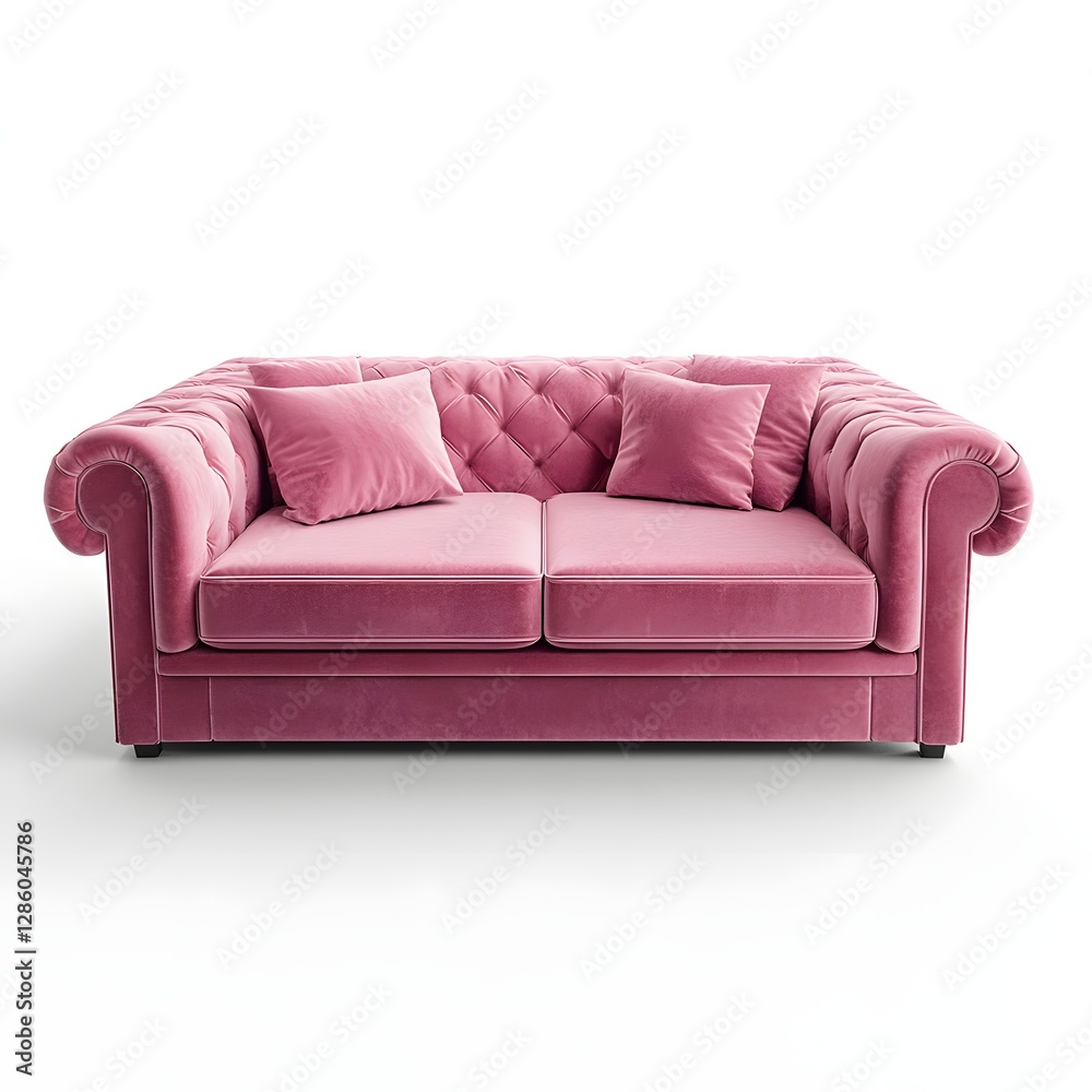 Fototapeta premium sofa isolated on white
