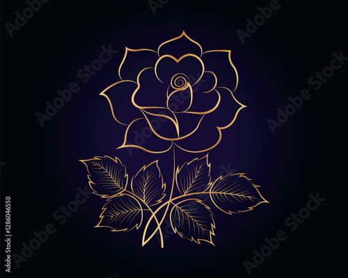 Vector tropical rose flowers. Floral botanical flower. Isolated illustration element. Vector wildflower for background, texture, wrapper pattern, frame, or border.
