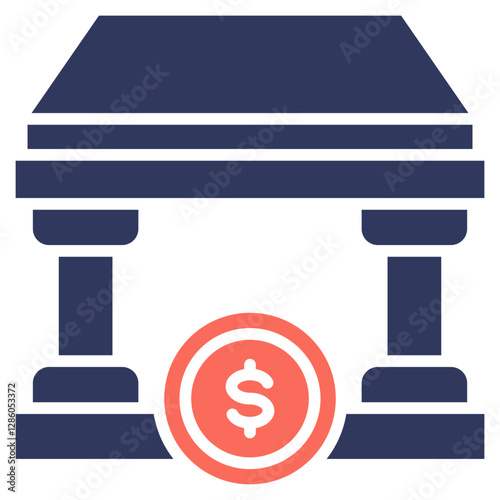 Bank Building Icon