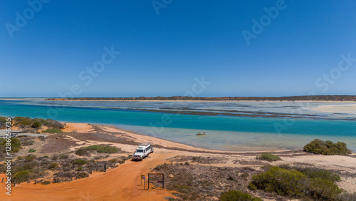 Fototapeta Naklejka Na Ścianę i Meble -  Western Australian campground from above