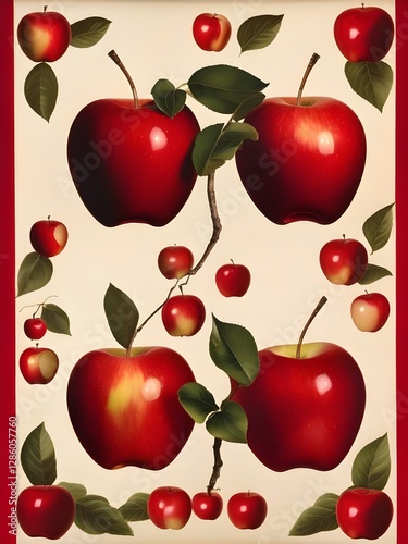 Bountiful Harvest: Vibrant Apple Medley