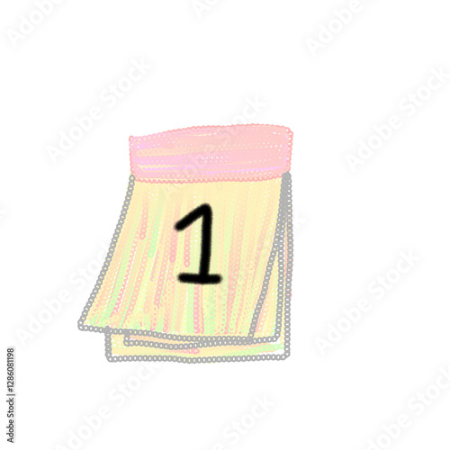 Simple calendar suitable for use as an image or to decorate a website