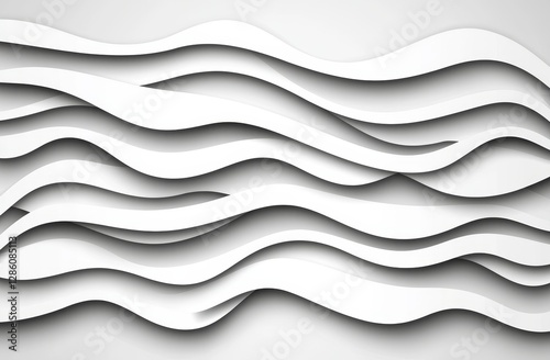 Blind shade placed on a white wall. Ideal in white and black for photo or mockup overlays