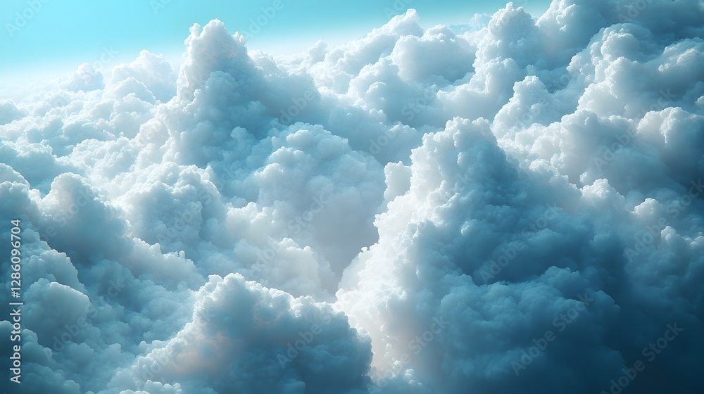 Fototapeta premium Cloud computing security enhancing data management in a secure environment with real-time encryption