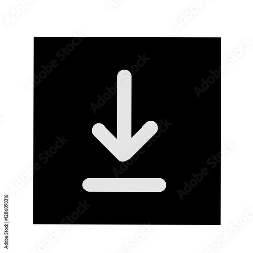 Collection of download icons
