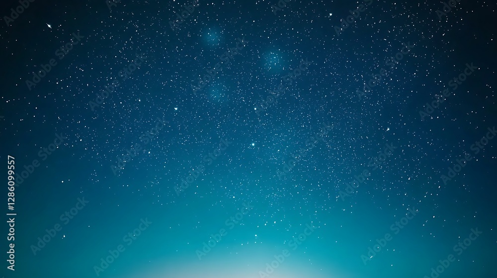 Night Sky with Stars and Soft Gradient Background in Deep Blue and Black Hues Night Sky with Stars and Soft Gradient Background in Deep Blue and Black Hues