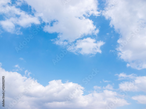 冬の青空と雲150