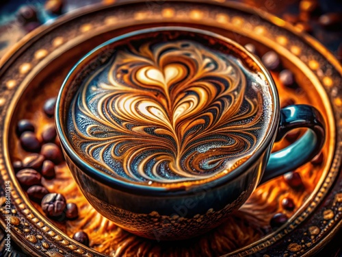 Mystical Coffee Fortune Telling: Tasseography and Intriguing Symbols photo