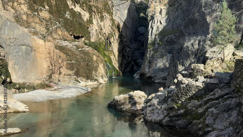 Rocky Creek Canyon. High quality photo Rocky Creek Canyon. High quality photo