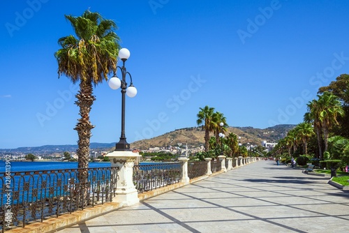 Canvastavla Lungomare Falcomatà, Reggio Calabria, Italy, Europe