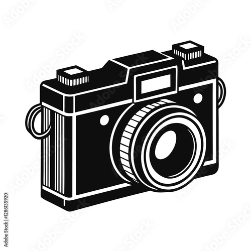 Vintage Camera Vector Illustration 