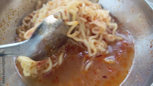 Delicious Indomie soup served in a bowl