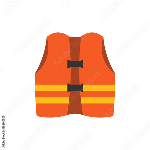 Life Jacket Safety Vest Vector Icon