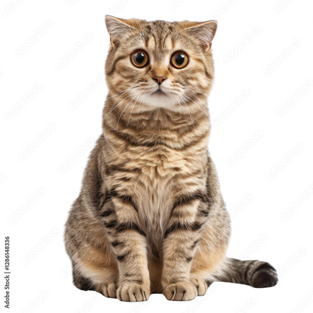 fluffy tabby cat with large eyes sits upright, showcasing its playful and curious nature. cat fur features distinct stripes and soft texture, making it adorable companion fluffy tabby cat with large eyes sits upright, showcasing its playful and curious nature. cat fur features distinct stripes and soft texture, making it adorable companion