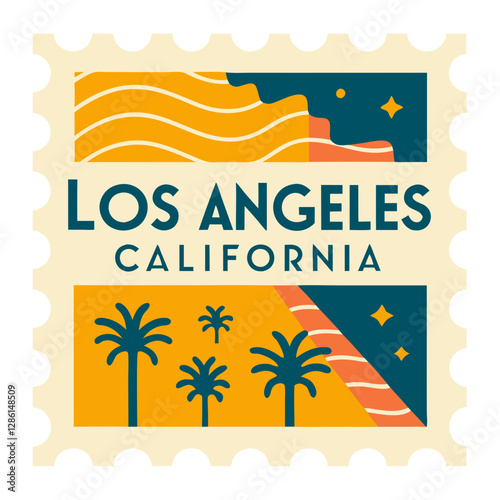 Los Angeles Postage Stamp