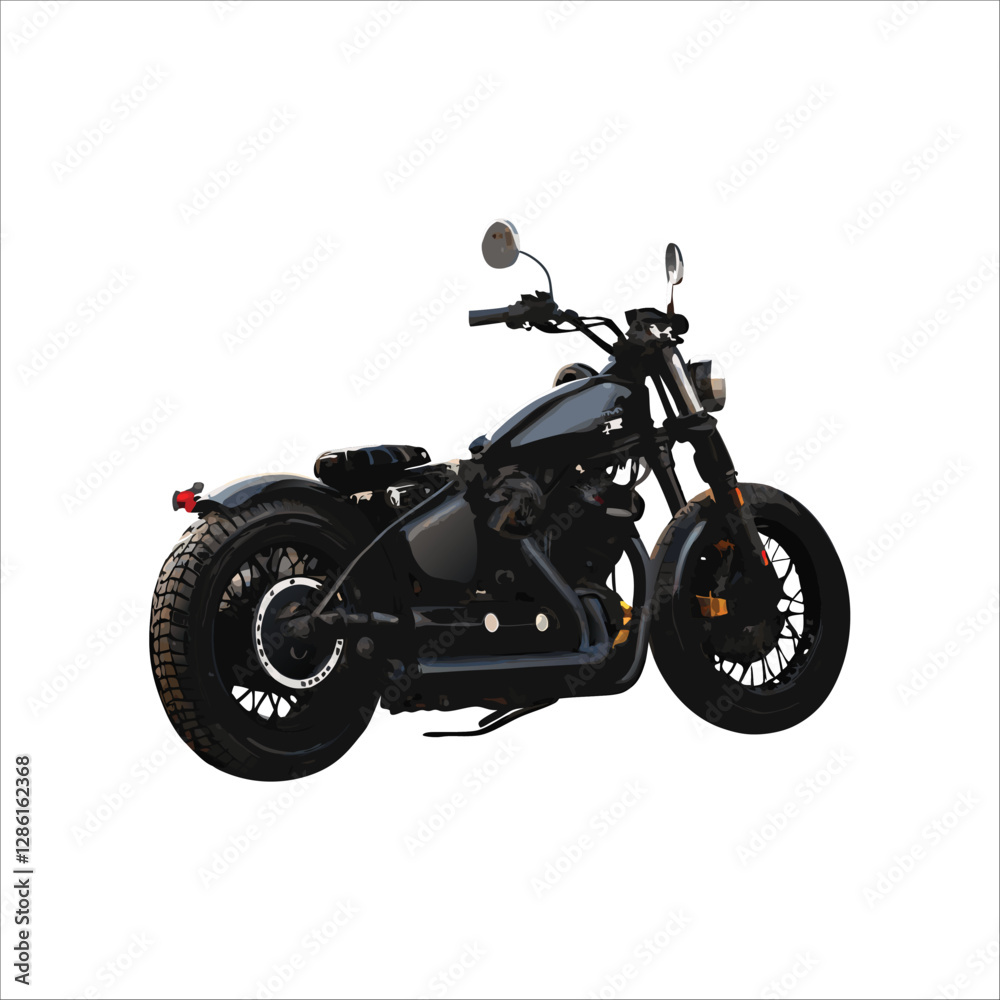 motorcycle isolated on white background motorcycle isolated on white background