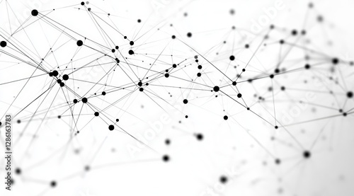 Abstract Network Visualization: Complex Connections and Data Points